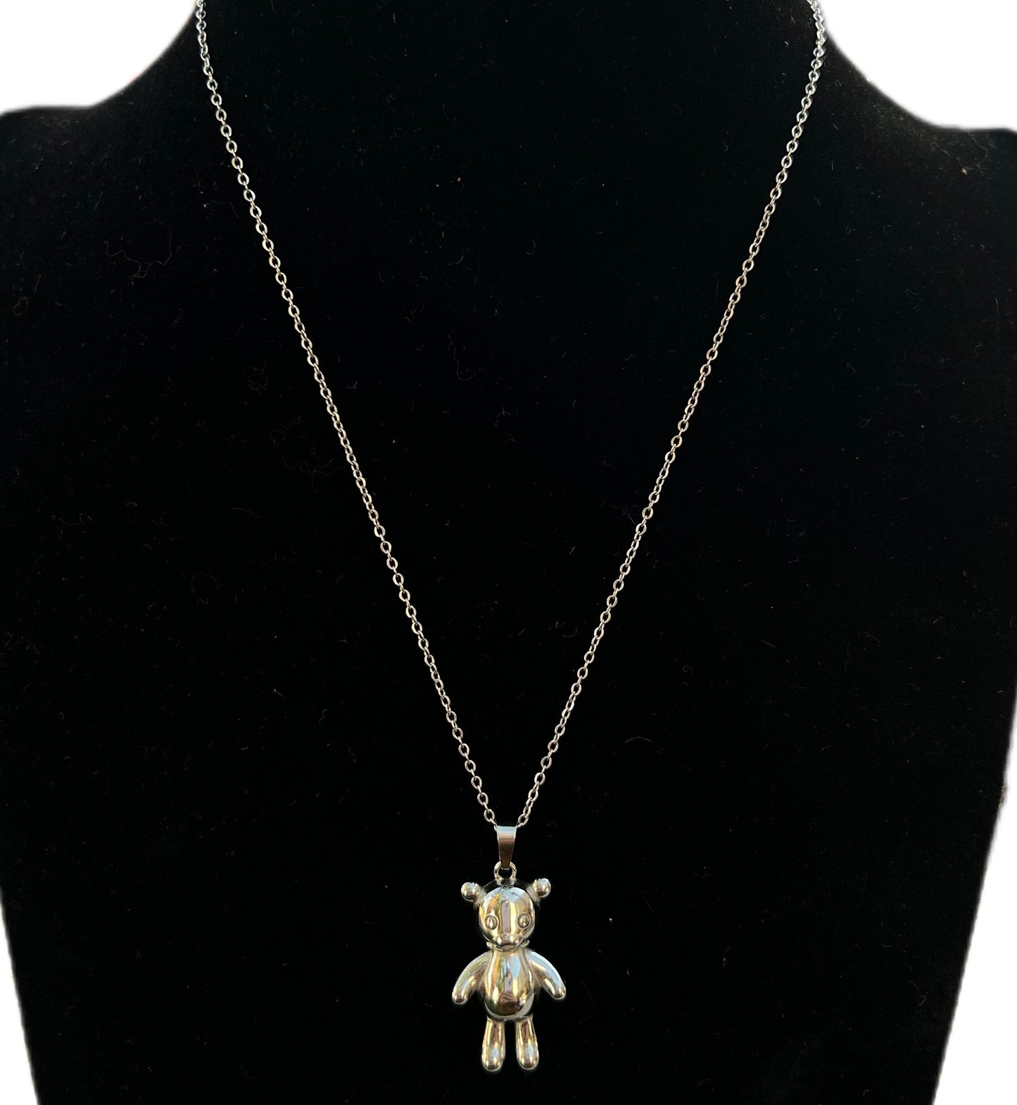 Collana teddy in acciaio