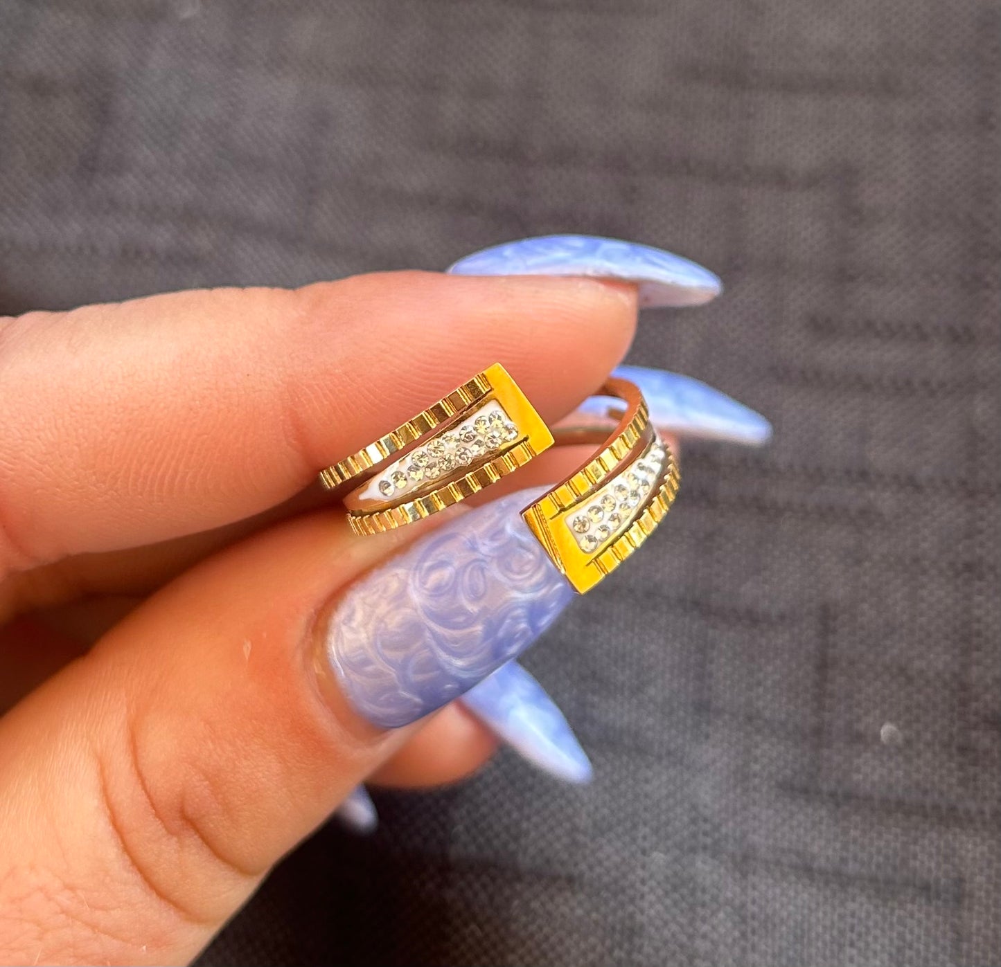 Anello spirale in acciaio regolabile