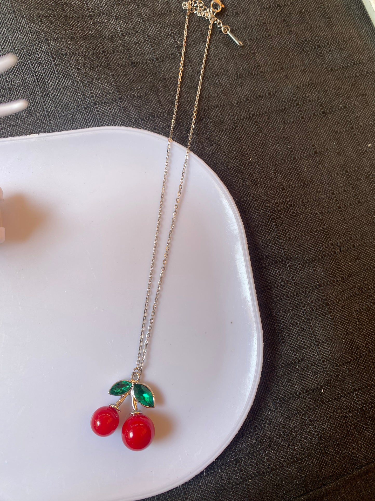 Collana Cherry in acciaio