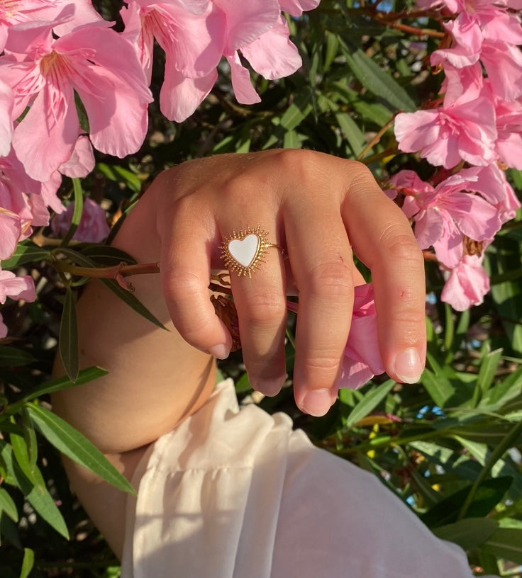 Anello Afrodite in acciaio